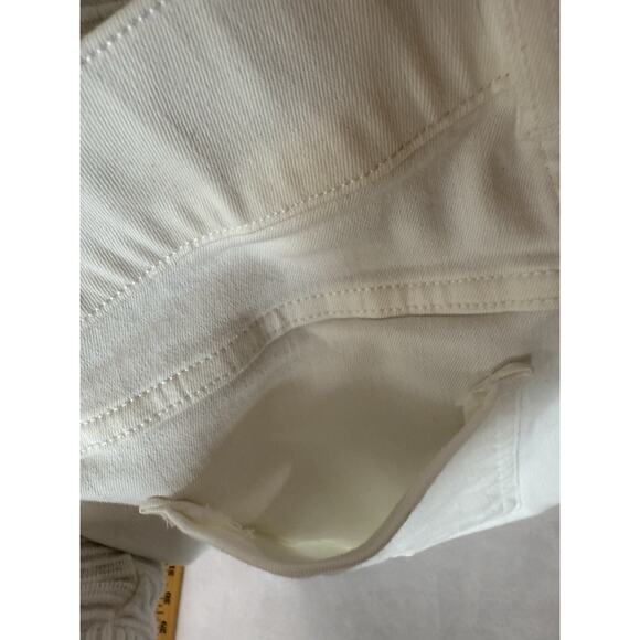 Spanx Womens Jeans Straight Leg High Rise Pull On White Size Large NWT - Picture 11 of 15